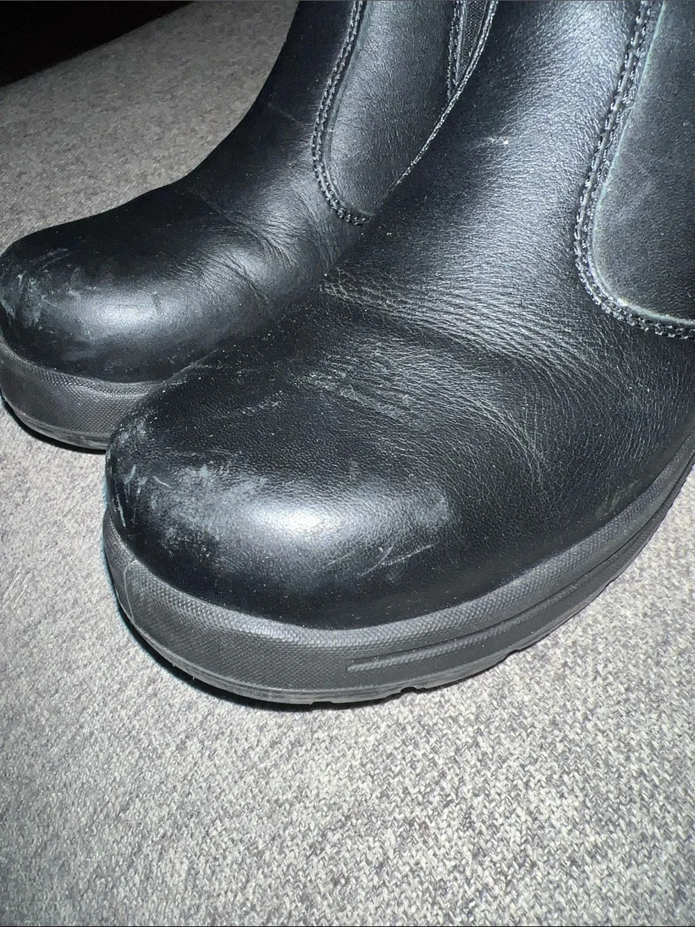 Thorogood Black Work Boots — Men 7.5